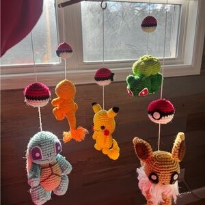 Handmade Crochet Pokémon Mobile